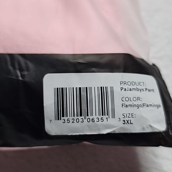 2599 NWT Pajambys Bottom Size 3XL Color: Flamingo - Picture 4 of 5